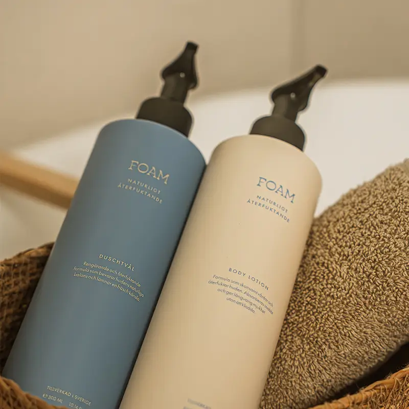 Duschtvål & body Lotion från Foam