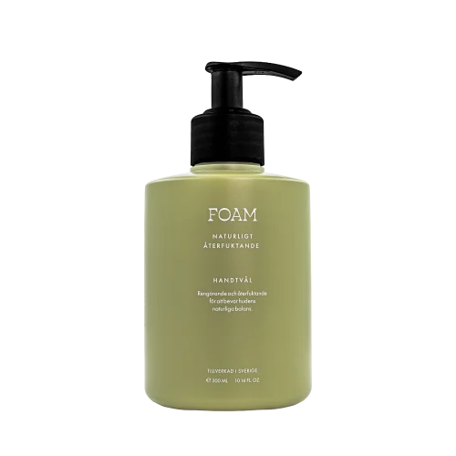 Handtvål från Foam i 300 ml flaska – biologiskt nedbrytbar handtvål tillverkad i Sverige med doft av Jasmine Wood.