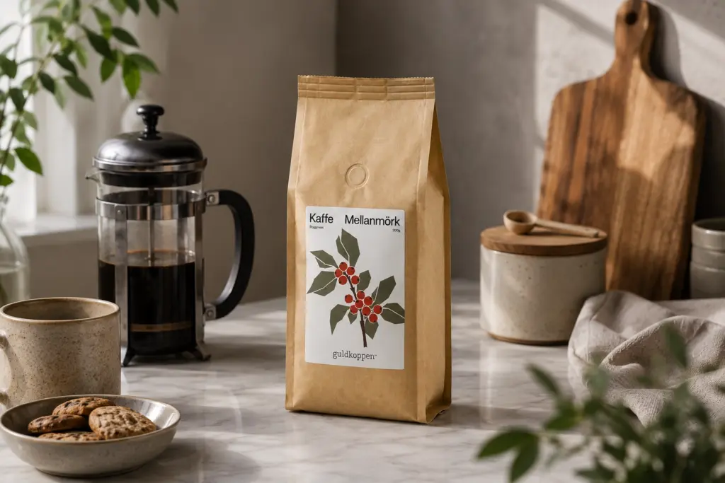 3 påsar kaffe från Guldkoppen