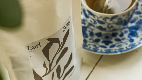 Klasskontots eget te i smak earl grey.